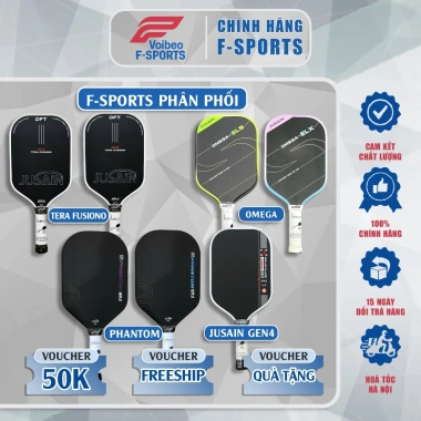Vợt Pickleball Jusain Tera Gen4 BV81 – Carbon Nhám Ép Nóng, Kiểm Soát Tốt, Tăng Lực Đánh, Giá 1.75 Triệu
