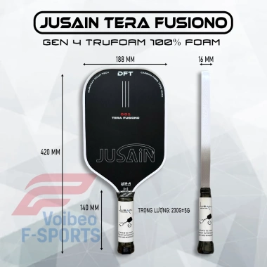 Vợt Pickleball Jusain Tera Gen4 BV81 – Carbon Nhám Ép Nóng, Kiểm Soát Tốt, Tăng Lực Đánh, Giá 1.75 Triệu