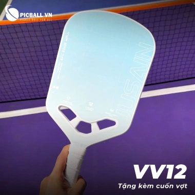 Vợt Pickleball Jusian Khoét Lỗ Khí Động Học, Tay Cầm Dài - Tăng Lực Đánh, Kiểm Soát Ổn Định, Giá 600.000đ VV12