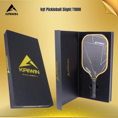 Vợt Pickleball Kaiwin T1.000 carbon 100% mặt nhám - Bảo hành 3 tháng - Giá 990k Quyensport