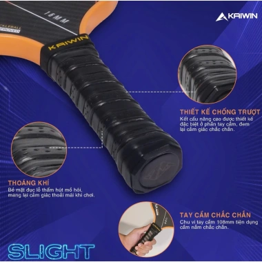 Vợt Pickleball Kaiwin T1.000 carbon 100% mặt nhám - Bảo hành 3 tháng - Giá 990k Quyensport 7 Vợt Pickleball Kaiwin T1.000 carbon 100% mặt nhám - Bảo hành 3 tháng - Giá 990k Quyensport 7