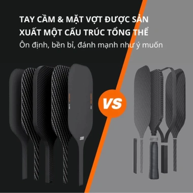 Vợt Pickleball KINGPICK68 T700 Pro - Mặt Carbon Nhám, Lõi Tổ Ong 16mm, Tặng Bóng & Quấn Cán - Giá 339.000₫ 3
