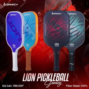 Vợt Pickleball Lion Siêu Nhẹ Bền Đẹp Tay Chắc Carbon và Glass Fiber Giá 469.000