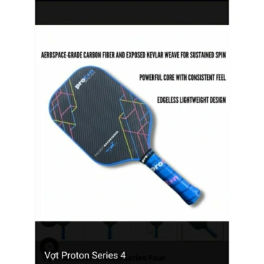 Vợt Pickleball NFC Proton Series 4 Bản 16mm Mặt Nhám Carbon và Quấn Cán - 780k 2 Vợt Pickleball NFC Proton Series 4 Bản 16mm Mặt Nhám Carbon và Quấn Cán - 780k 2