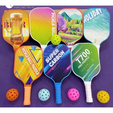 Vợt Pickleball Người Mới - Sợi Thủy Tinh Lõi Tổ Ong, Nảy Tốt, Tặng Bóng - PICBALL VNL01 90k