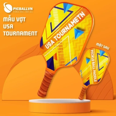 Vợt Pickleball Người Mới - Sợi Thủy Tinh Lõi Tổ Ong, Nảy Tốt, Tặng Bóng - PICBALL VNL01 90k