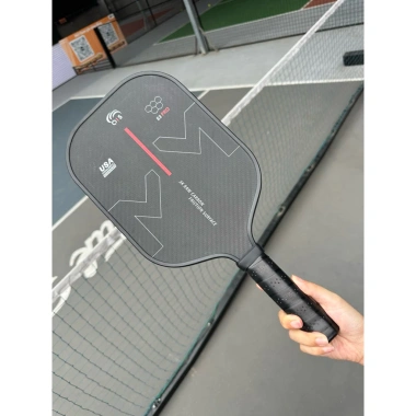 Vợt Pickleball QIS S3 Pro Carbon 3K Mặt Nhám – Bóng Cực Chuẩn, Bảo Hành 12 Tháng, Giá 880k