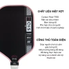 Vợt Pickleball QIS YT011 Carbon T700 Công Thủ Cao Cấp, Mặt Nhám Bám Bóng Siêu Bền, Điều Hướng Chuẩn, Giá 950k 3