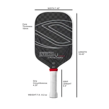 Vợt Pickleball Selkirk VANGUARD Pro Invikta 12K - Siêu bền, mặt nhám 16mm, giảm còn 959.000₫