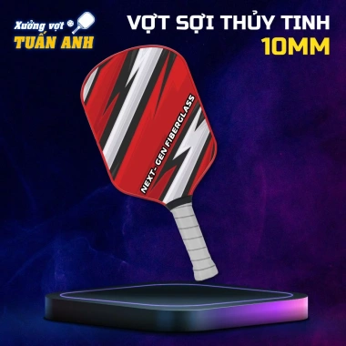 Vợt Pickleball Siêu Nảy 10mm Siêu Nhẹ, Mặt Sợi Thủy Tinh – Giá 109k cho Người Mới 8