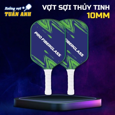 Vợt Pickleball Siêu Nảy 10mm Siêu Nhẹ, Mặt Sợi Thủy Tinh – Giá 109k cho Người Mới 9