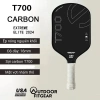 Vợt Pickleball SINSHAM Carbon T700 16mm Nhám, Tay Cầm Da, Tặng Túi Đựng 5