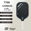 Vợt Pickleball SINSHAM Carbon T700 16mm Nhám, Tay Cầm Da, Tặng Túi Đựng 7