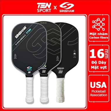 Vợt Pickleball Sinsham Carbon T700 Mặt Nhám Kiểm Soát Bóng Giá 399k