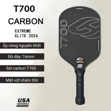 Vợt Pickleball Sinsham Carbon T700 Mặt Nhám Kiểm Soát Bóng Giá 399k