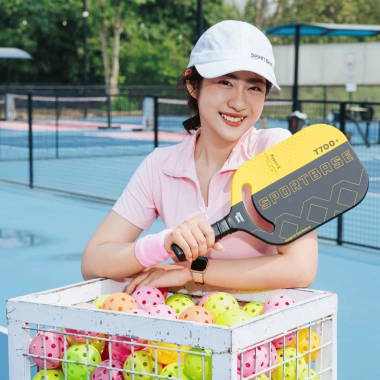 Vợt Pickleball Sportbase Hyper-X-01 Carbon T700 Plus mặt nhám tăng xoáy - Công thủ chuyên nghiệp, giá ưu đãi 2.49 triệu