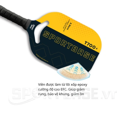 Vợt Pickleball Sportbase Hyper-X-01 Carbon T700 Plus mặt nhám tăng xoáy - Công thủ chuyên nghiệp, giá ưu đãi 2.49 triệu 7 Vợt Pickleball Sportbase Hyper-X-01 Carbon T700 Plus mặt nhám tăng xoáy - Công thủ chuyên nghiệp, giá ưu đãi 2.49 triệu 7