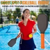 Vợt Pickleball SWEETJOHN Carbon Nhẹ Bề Mặt Mờ Điểm Ngọt Lớn Tay Cầm Dài Anti‑Slip
