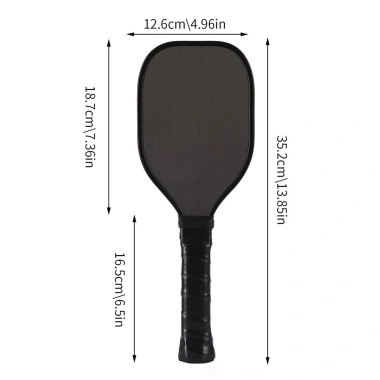 Vợt Pickleball SWEETJOHN Carbon Nhẹ Bề Mặt Mờ Điểm Ngọt Lớn Tay Cầm Dài Anti‑Slip