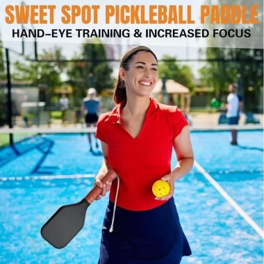 Vợt Pickleball SWEETJOHN Carbon Nhẹ Bề Mặt Mờ Điểm Ngọt Lớn Tay Cầm Dài Anti‑Slip 9 Vợt Pickleball SWEETJOHN Carbon Nhẹ Bề Mặt Mờ Điểm Ngọt Lớn Tay Cầm Dài Anti‑Slip 9