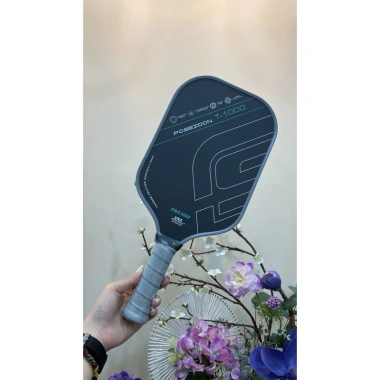 Vợt Pickleball T1.000 Carbon siêu nhẹ, luyện tập và thi đấu, tặng quấn cán, giá 339k