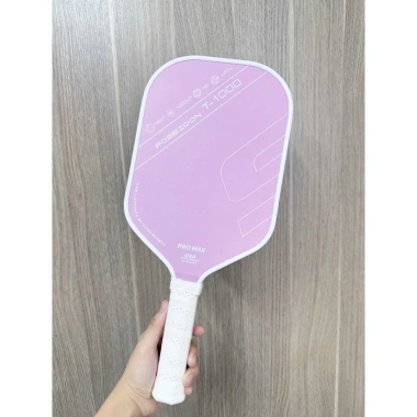 Vợt Pickleball T1.000 Carbon siêu nhẹ, luyện tập và thi đấu, tặng quấn cán, giá 339k