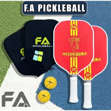 Vợt Pickleball T300 Nhám Cao Cấp Người Mới Combo Quà Fan Real Madrid - 500.000đ