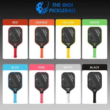Vợt Pickleball T700 FIBER PRO Sợi Carbon Siêu Nhẹ Bề Mặt Nhám Nhiều Màu - Giá 550k (Giảm từ 687.5k) - DONLIMA 2