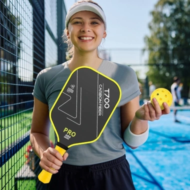 Vợt Pickleball T700 FIBER PRO Sợi Carbon Siêu Nhẹ Bề Mặt Nhám Nhiều Màu - Giá 550k (Giảm từ 687.5k) - DONLIMA 7