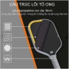 Vợt Pickleball T700 mặt nhám 16mm phủ carbon siêu nhẹ tặng 2 bóng luyện tập 2