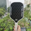 Vợt Pickleball T700 mặt nhám 16mm phủ carbon siêu nhẹ tặng 2 bóng luyện tập 6