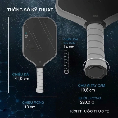 Vợt PickleBall T700 Pro CARBON - Chất lượng cao, đa màu, công thủ toàn diện, giảm 20%