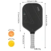 Vợt Pickleball T700 PRO Carbon Fiber 16mm Mặt Nhám - Siêu Bền, Giá Ưu Đãi 459.000₫ 5