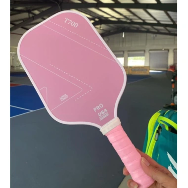 Vợt Pickleball T700 PRO Hồng Carbon Loại 1 - Giá ưu đãi 465k Chính chủ
