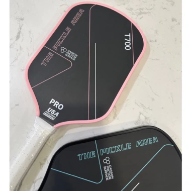 Vợt Pickleball T700 PRO Viền Hồng - Mặt Carbon Siêu Nhám, Giá ưu đãi 345.000₫