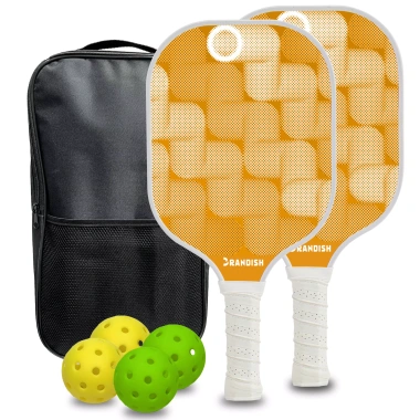 Vợt Pickleball Thủy Tinh Nhẹ Bền, thích hợp huấn luyện và trận đấu, cho mọi cấp độ 3 Vợt Pickleball Thủy Tinh Nhẹ Bền, thích hợp huấn luyện và trận đấu, cho mọi cấp độ 3