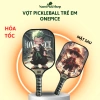 Vợt Pickleball Trẻ Em 14mm Sợi Thủy Tinh, Lõi Tổ Ong, In 2 Mặt, Tặng Bóng và Quấn Vợt, Bền Bỉ Giá Ưu Đãi 189k