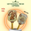 Vợt Pickleball Trẻ Em CAPYBARA 13mm Sợi Thủy Tinh Lõi Tổ Ong In 2 Mặt Kèm Bóng Quấn Vợt Bền Bỉ Giá Ưu Đãi 189.000