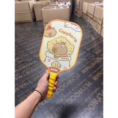 Vợt Pickleball Trẻ Em CAPYBARA 13mm Sợi Thủy Tinh Lõi Tổ Ong In 2 Mặt Kèm Bóng Quấn Vợt Bền Bỉ Giá Ưu Đãi 189.000
