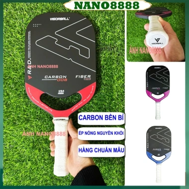 Vợt Pickleball VIGORBALL 008 T700 Carbon Fiber 14mm Siêu Nhám Chính Hãng 959k