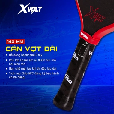 Vợt Pickleball Wika X-Volt Carbon Trọng Lượng Nhẹ, Độ Bền Cao - Giá 2.000.000₫ 3 Vợt Pickleball Wika X-Volt Carbon Trọng Lượng Nhẹ, Độ Bền Cao - Giá 2.000.000₫ 3