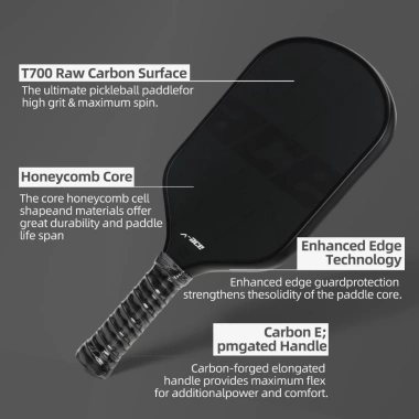 Vợt Pickleball X-ace Carbon T700, thermoforming, cạnh bảo vệ - Giá chỉ 1.19 triệu 3 Vợt Pickleball X-ace Carbon T700, thermoforming, cạnh bảo vệ - Giá chỉ 1.19 triệu 3