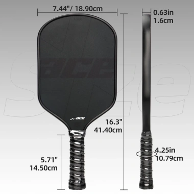 Vợt Pickleball X-ace Carbon T700, thermoforming, cạnh bảo vệ - Giá chỉ 1.19 triệu 4 Vợt Pickleball X-ace Carbon T700, thermoforming, cạnh bảo vệ - Giá chỉ 1.19 triệu 4