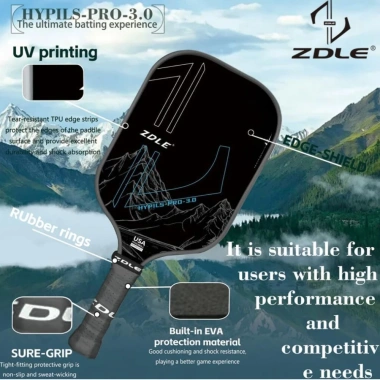Vợt Pickleball ZDLE HYPLIS-PRO 3.0 Carbon T700 - Hỏa Tốc HCM giá 499k Nobox 5
