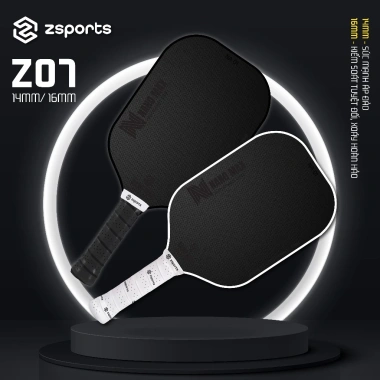Vợt Pickleball ZSPORTS Z07 Gen3 Core Carbon T700 siêu nhám, kèm bao đựng - Giá 1,3 triệu
