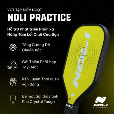 Vợt Tập Pickleball NOLI PRACTICE - Luyện phản xạ, độ chính xác, điểm ngọt giá 450.000 VND