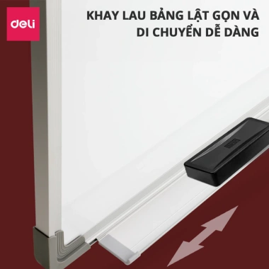 Voucher 50k Bảng Từ Trắng Deli Mica Nam Châm, Khay Đựng, Giá 100k cho Học Sinh Văn Phòng