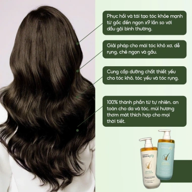 Voudioty Keratin X9 500ml - Dầu gội xả biotin collagen phục hồi tóc hư tổn, giảm giá 220k VND