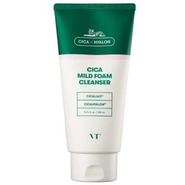 VT COSMETICS Cica Sữa rửa mặt tạo bọt nhẹ 300ml - Dành cho da nhạy cảm, giá ưu đãi 315.524₫, hạn dùng 2.028