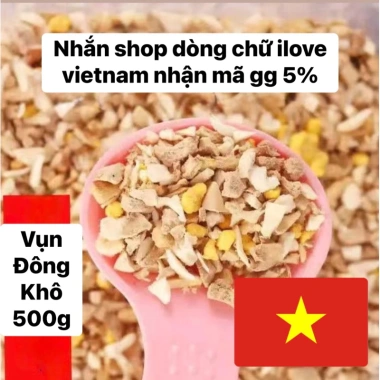 Vụn Thịt Đông Khô Mix 500g - Giá Rẻ Vô Địch, Giảm Đến 20% Thơm Ngon, Dinh Dưỡng